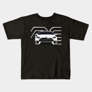 FOCUS RS Frozen WHITE DRIFT MODE turbo tuned 2.3l Kids T-Shirt